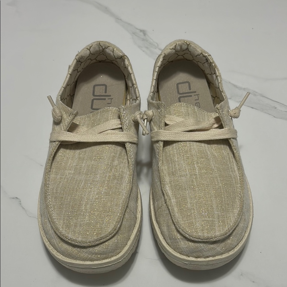 Hey Dude Beige Casual Loafers